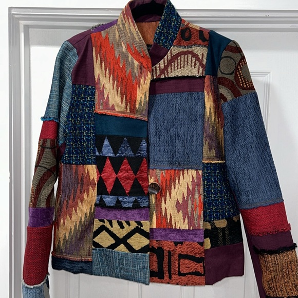 Solveig Capetown South Africa Patchwork Jacket - Picture 2 of 12
